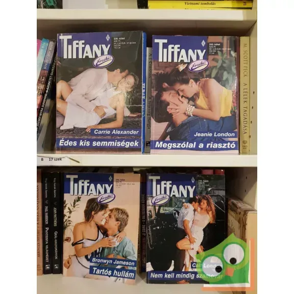 Legnépszerűbb 4 db-os Tiffany: Érzéki! füzet (239, 243, 245, 248)