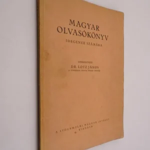 Dr. Lotz János (szerk.): Magyar olvasókönyv Árengedmény