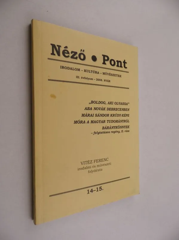 Akció Néző Pont 2008 december - III. évf. 14-15. / a szerkesztő által dedikált