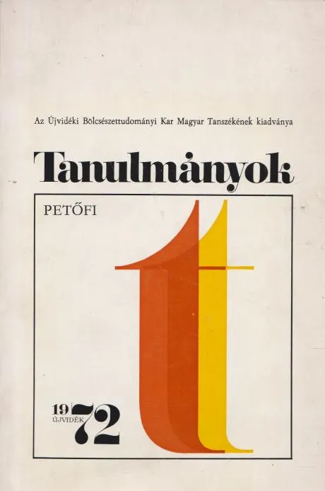 Szuper ajánlat Tanulmányok 4. kötet: Petőfi