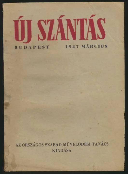 Kedvezmény Új szántás / 1947 március